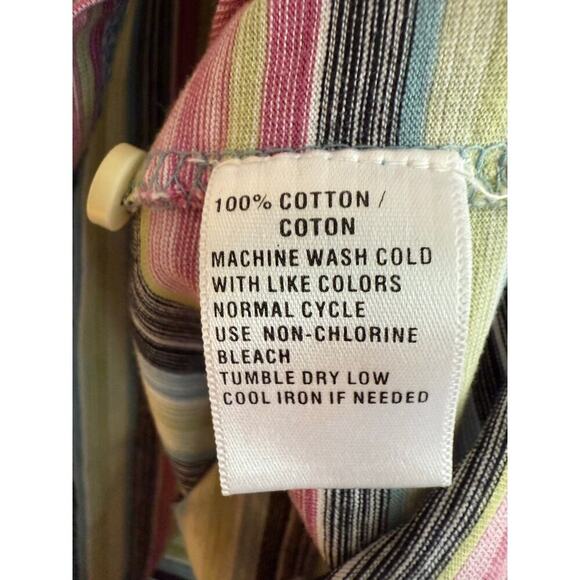 Greg Norman Men’s Striped Cotton Polo Short Sleeve size Large - Picture 6 of 7